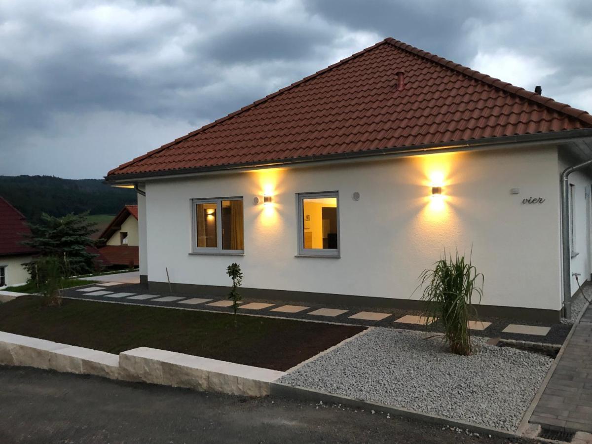 Ferienhaus Blick zum Rennsteig Etterwinden Exterior foto