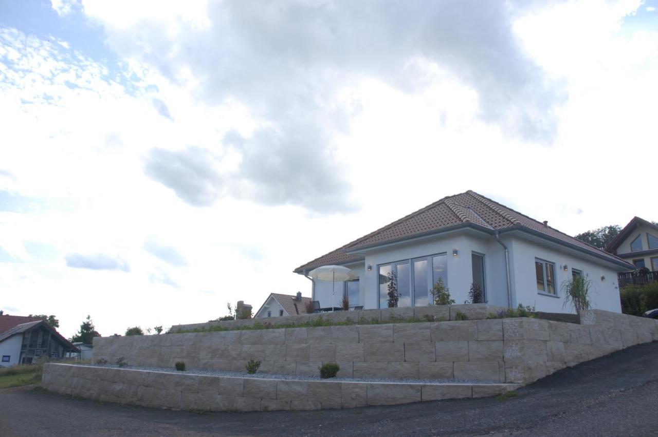 Ferienhaus Blick zum Rennsteig Etterwinden Exterior foto