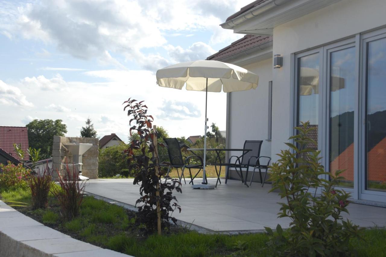 Ferienhaus Blick zum Rennsteig Etterwinden Exterior foto